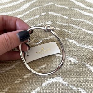 Kate Spade knot bracelet silver